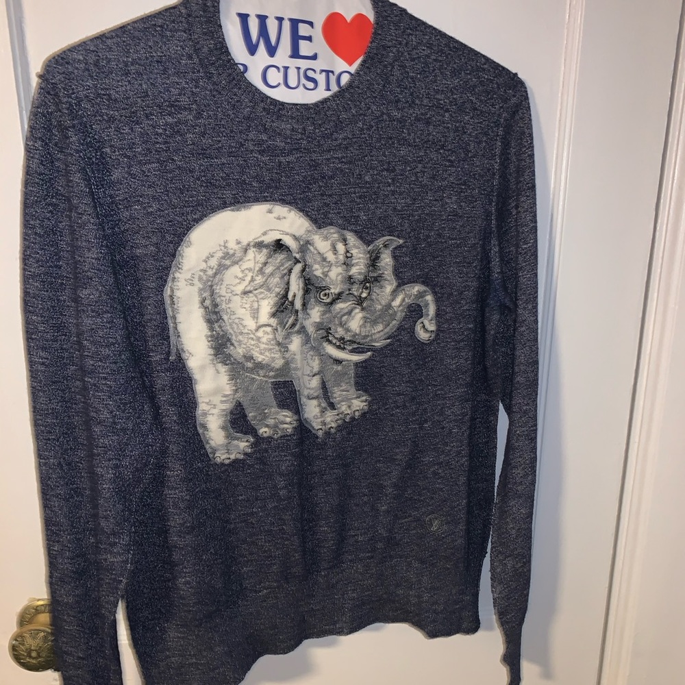 Louis Vuitton Elephant Graphic Sweater